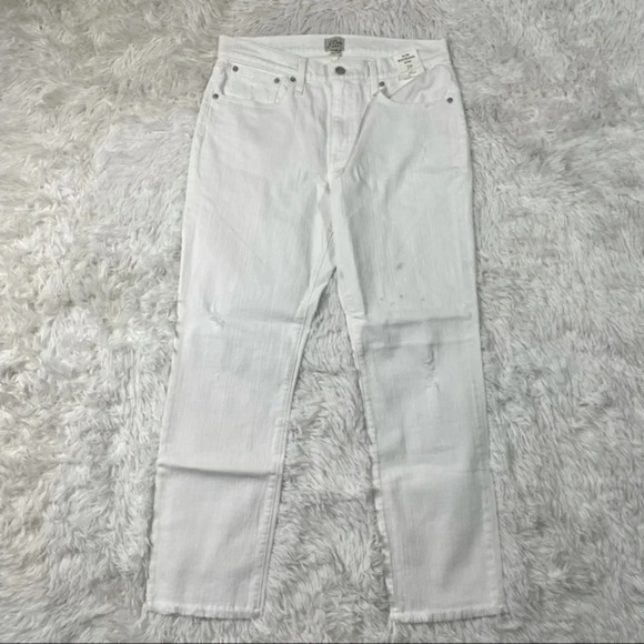 New With Defects J Crew Slim Boy Jeans White 29 - Picture 2 of 11